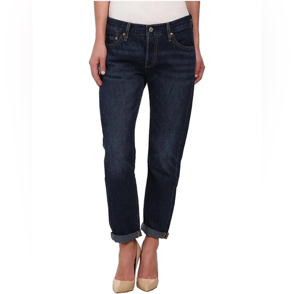 Levi’s 501 CT (Customized & Tapered) Button-Fly Blue Jeans - Size 28W x 32L - Picture 10 of 10